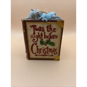 Jim Shore Heartwood Creek 'Twas The Night Storybook Hanging Orn 6008307